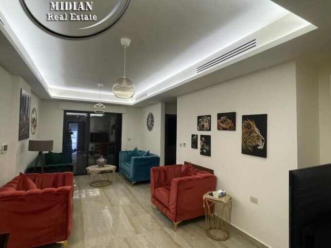 شقق مفروشة للايجار ام السماق مساحات 100م & 140م تشطيبات وديكورات فندقية فرش فاخر بأسعار مميزة