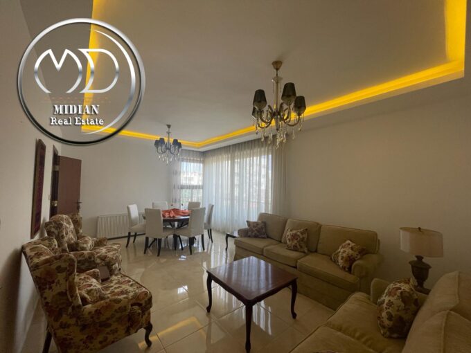 شقة مفروشة فاخرة للايجار الجندويل مساحة 170م طابق ثالث تشطيبات وديكورات سوبر ديلوكس بسعر مميز